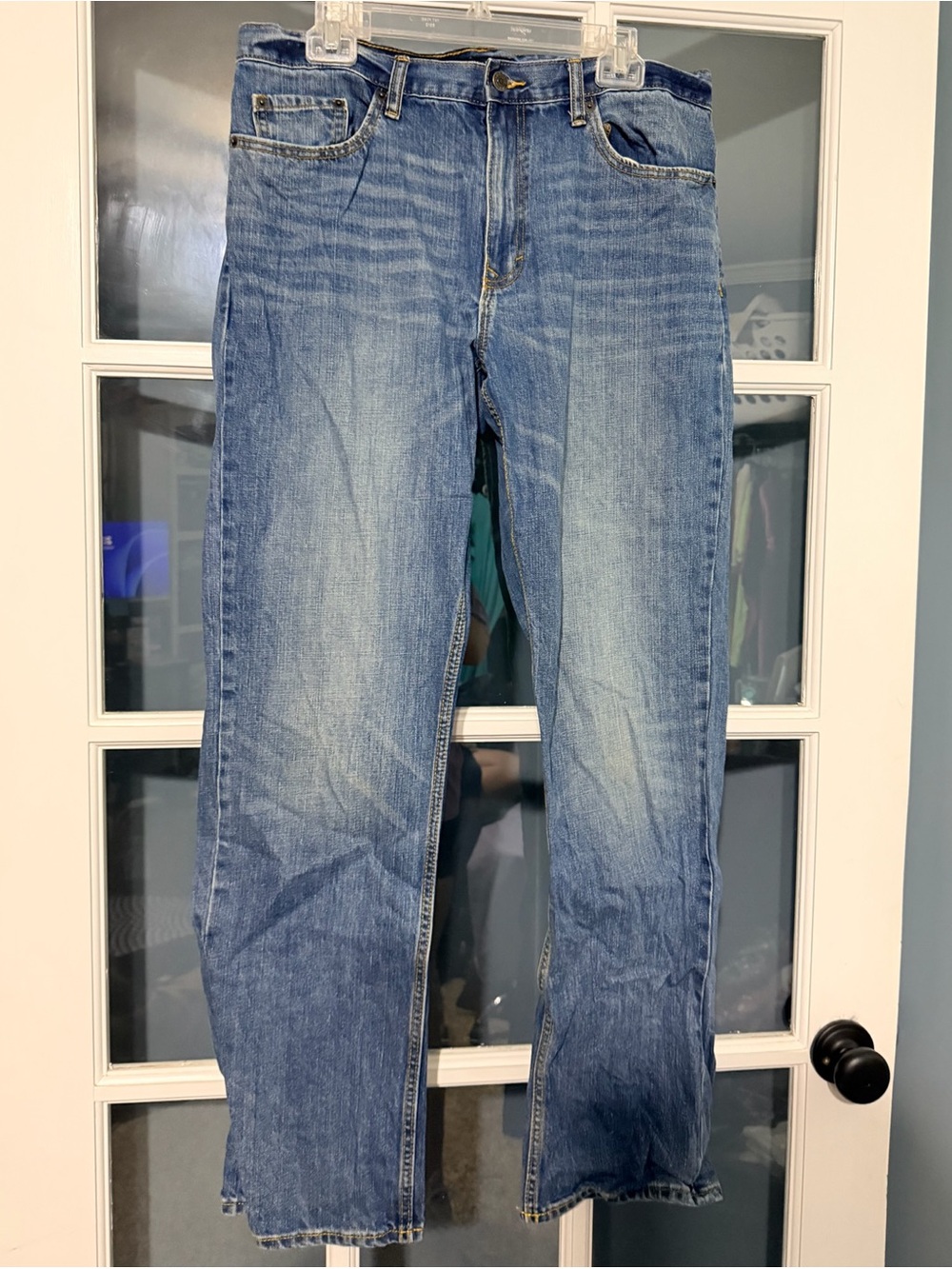 Banana Republic Light Blue Straight-Leg Jeans